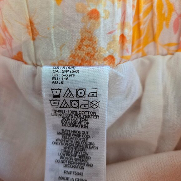 Happily Grey Kids Girls 5/6 Floral Outfit - Picture 3 of 4